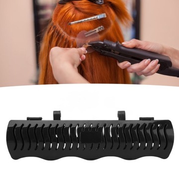 Держатель для наращивания волос надежно удерживается.