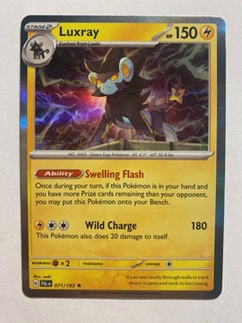 Paldea Evolved Holo 071/193 Luxray