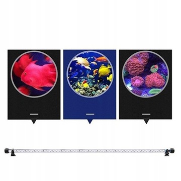 Светодиодные ленты Aquarium RGB, 16 цветов, IP68, 19 см