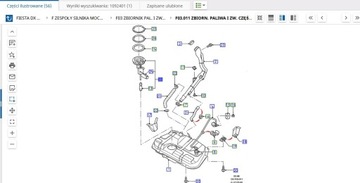 1092401 XS6U-9275-GA SENZOR PALIVA FIESTA 95-02'