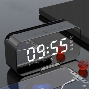 Wielofunkcyjny głośnik Bluetooth, radio, budzik