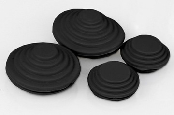 КОРОБКА С ГЕРМЕТИЧНОЙ ПОВЕРХНОСТЬЮ ЧЕРНАЯ АБС 100Х100Х50