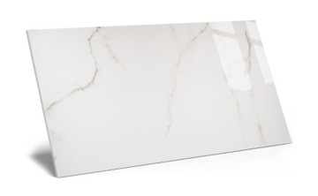 PŁYTKI BIAŁY MARMUR CZARNA ŻYŁKA GRES CARRARA POLISHED 60x120 GAT I