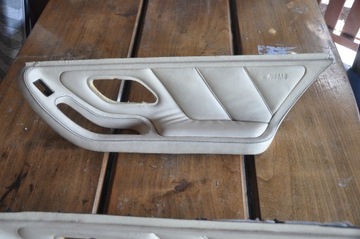 BMW E38 RĄCZKI BOCZKÓW SKÓRA KREM RARYTAS 750