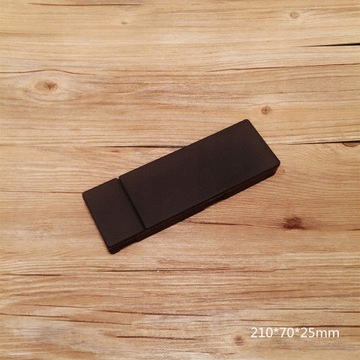 Matowy półprzezroczysty piórnik nietoksyczny prosty