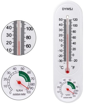 ТЕРМОМЕТР С ГИГРОМЕТРОМ НАРУЖНАЯ ВНУТРЕННЯЯ САДОВАЯ МЕТЕОСТАНЦИЯ