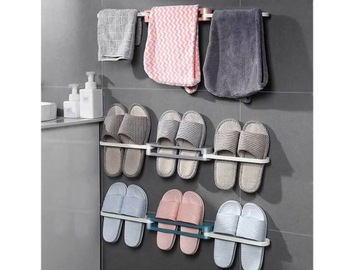 ДЕРЖАТЕЛЬ ДЛЯ ТАПОЧЕК ПОЛКА ДЛЯ ОБУВИ ВЕШКА НА НАСТЕНУ