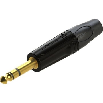 Firmowy wtyk typu Jack stereo RJ3P-BG 6,3