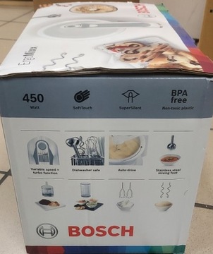 Ручной миксер Bosch MFQ36490 450 Вт белый
