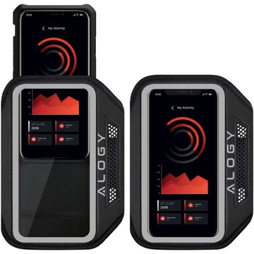 Чехол для бега Alogy WaterProof Sport ArmBand, водонепроницаемая повязка на руку