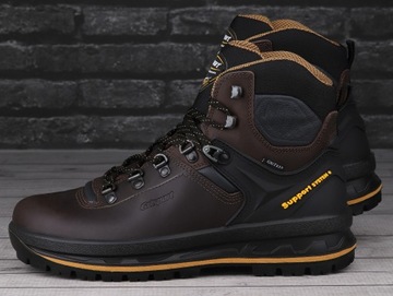 Buty trapery męskie Grisport Marrone Trekking Gritex