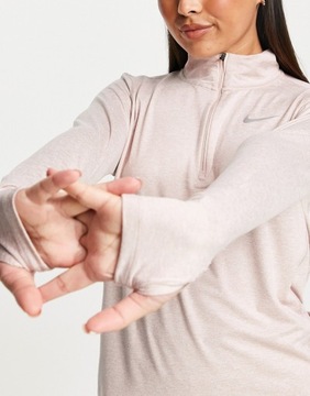 Nike Running Dri-FIT różowa cienka bluza defekt L