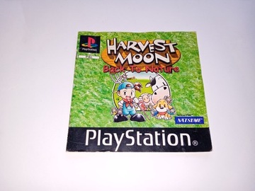 ORYGINALNA INSTRUKCJA HARVEST MOON BACK TO NATURE PSX PS1