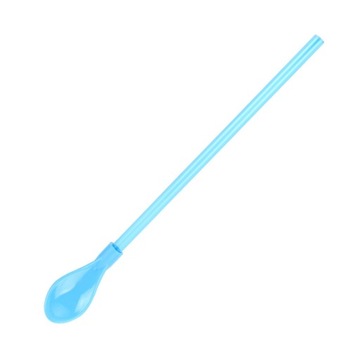 Łyżka kuchenna ze słomką plastikową
