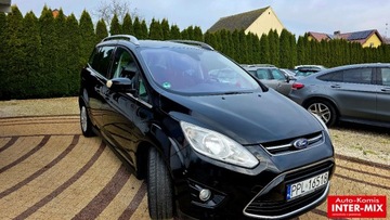 Ford C-MAX II Minivan 1.0 EcoBoost 125KM 2014 Ford Grand C-MAX Zarejestrowany Okazja Super wypopsazenie Benzyna 125KM, zdjęcie 2