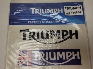 НАБОР ЗАВОДСКИХ НАКЛЕЕК TRIUMPH №3 M9110005