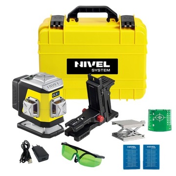 Laser krzyżowy 3x360 Nivel System CL3B niebieski