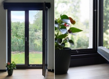 Алюминий АНТРАЦИТОВЫЙ ОКОННЫЙ МОСКИТНАЯ СЕТКА