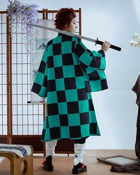 KOSTIUM ANIME COSPLAY Tanjiro Nezuko XL-XXL Na