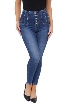 123_ S/36 _SPODNIE JEANS RURKI dżety - M.SARA