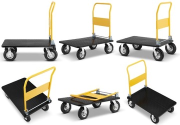 Wózek magazynowy transportowy składany platformowy HIGHER PRO 300kg