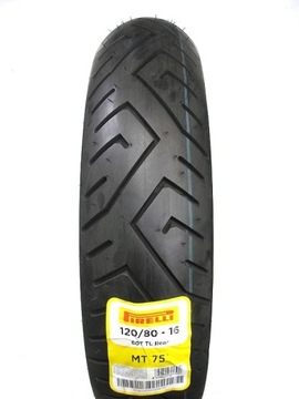 120/80-16 PIRELLI MT75 60T TL M/C OPONA TYŁ