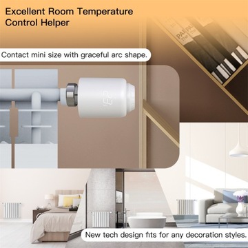 ИНТЕЛЛЕКТУАЛЬНЫЙ ТЕРМОСТАТ НА ГОЛОВКЕ TUYA ZIGBEE WIFI