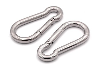 KARABIŃCZYK NIERDZEWNY DO LIN 8MM 8X80 INOX