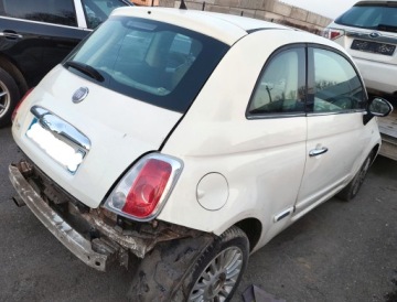 Стеклянная сдвижная панорамная крыша Fiat 500 07- Белый 268