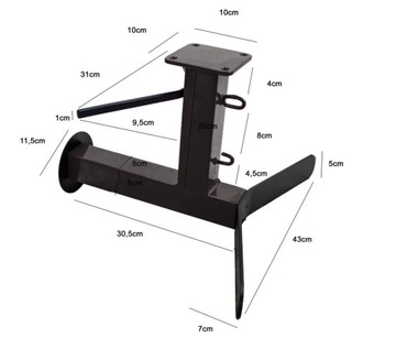 Настенная вешалка для куртки, мотоциклетного шлема, черный органайзер