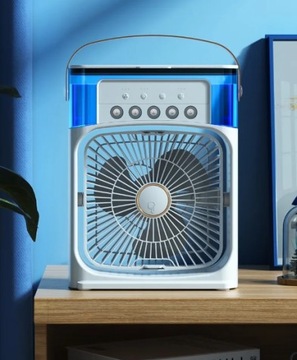 СОВРЕМЕННЫЙ ВЕНТИЛЯТОР СО ВСТРОЕННЫМ БАКОМ ДЛЯ ХОЛОДНОЙ ВОДЫ И ЛЬДА USB