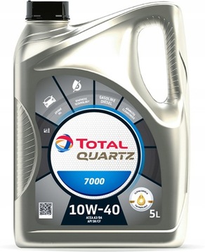 Olej silnikowy TotalEnergies QUARTZ 7000 5 l 10W-40 + zawiesza gratis