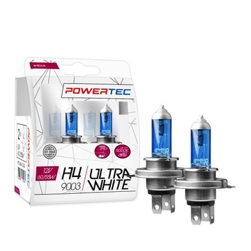 Żarówka Powertec COOL BLUE UltraWhite H4 12V +100%
