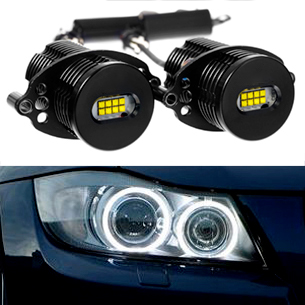 LED MARKERY RINGI do BMW E90 E91 LIFT MOCNE 160W