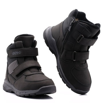 BUTY ZIMOWE CHŁOPIĘCE ŚNIEGOWCE KOZAKI GETO 198 33