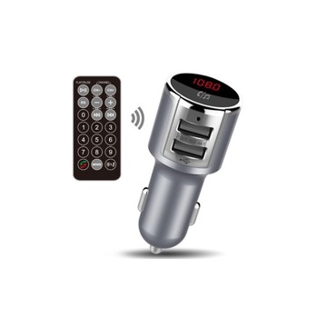 Forever TR-340 Bluetooth FM-передатчик серебристый