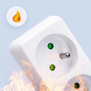 Удлинитель Aigostar POWER, 5 м, 4 розетки, белый