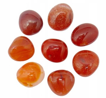 KARNEOL naturalny, Kamień Czakry Sakralnej Otoczak 1szt