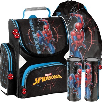 KOMPLET 3elem. TORNISTER SZKOLNY SPIDER-MAN MARVEL