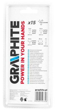 Аксессуары для мини-шлифовальной машины 15 шт ГРАФИТ 55H078