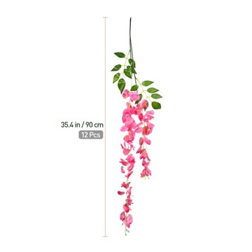 12 ИСКУССТВЕННЫХ ИЗДЕЛИЙ ВИСТЕРИ ДЛЯ СВАДЬБЫ И УКРАШЕНИЯ ДОМА