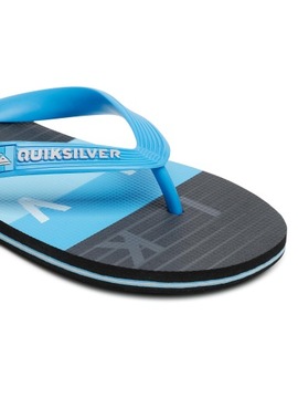 ШЛЕПАНКИ QUIKSILVER С СИНИМ ЛОГОТИПОМ (35)