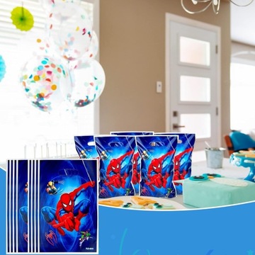 ПАКЕТЫ НА ДЕНЬ РОЖДЕНИЯ ДЛЯ ПОДАРКОВ СЛАДОСТИ ЧЕЛОВЕК-ПАУК РОСОМАХА 10 ШТ.