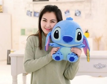 БОЛЬШОЙ СИНИЙ плюшевый талисман с Лило и стичем плюшевая игрушка для детей 45см