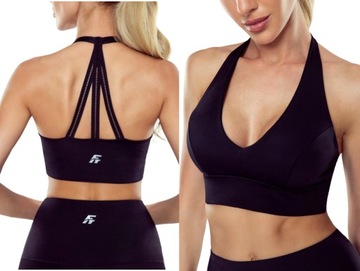 Biustonosz Top sportowy Eldar Alexia ~ XL ~ czarny