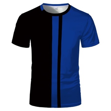 MODNY T-SHIRT MĘSKI KOSZULKA 3D Z NADRUKIEM WZORY, L