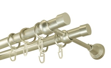 KARNISZE UNO KARNISZ METAL PODWÓJNY 19+19 / 260