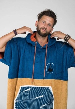 Бамбуковое пончо Wave Hawaii - Flow - L