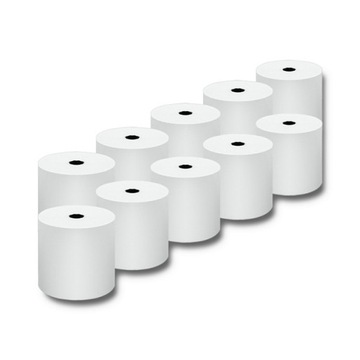 Qoltec Rolka termiczna 80 x 80 55g/m2 10szt. BPA free