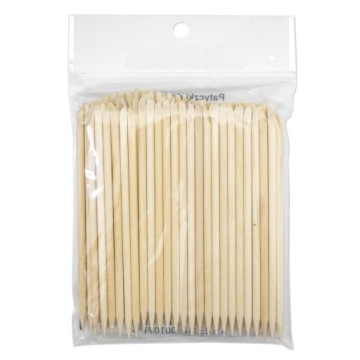 ДЕРЕВЯННЫЕ ПАЛОЧКИ ДЛЯ КУТИКУЛЯРНЫХ НОГТЕЙ LaLill ROSE 100 шт 9,5 СМ